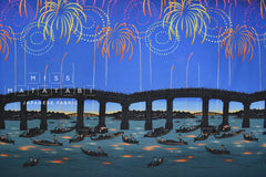 Japanese Fabric Hanabi  - 50cm