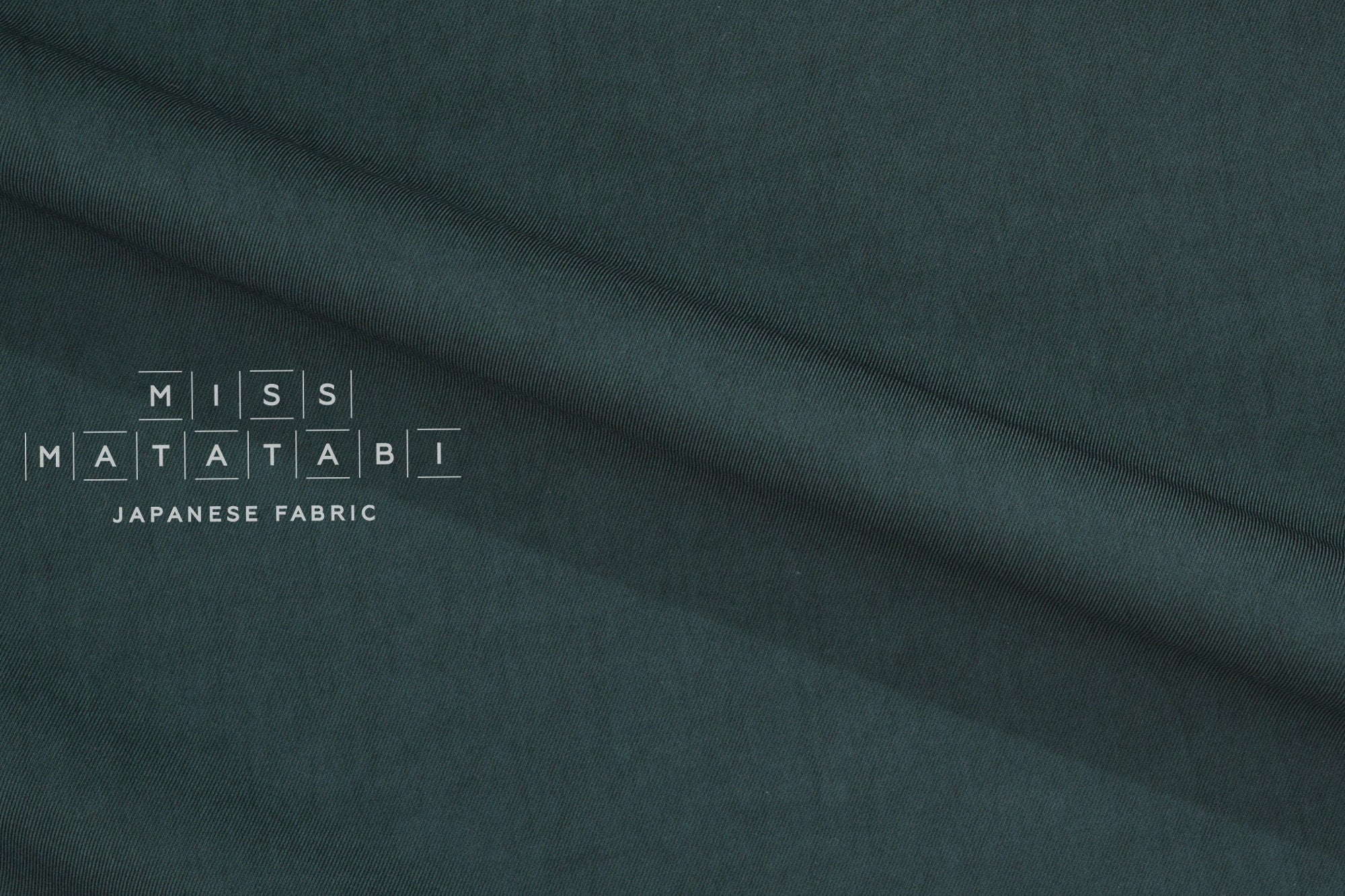 Japanese Fabric Rayon Twill - forest green - 50cm