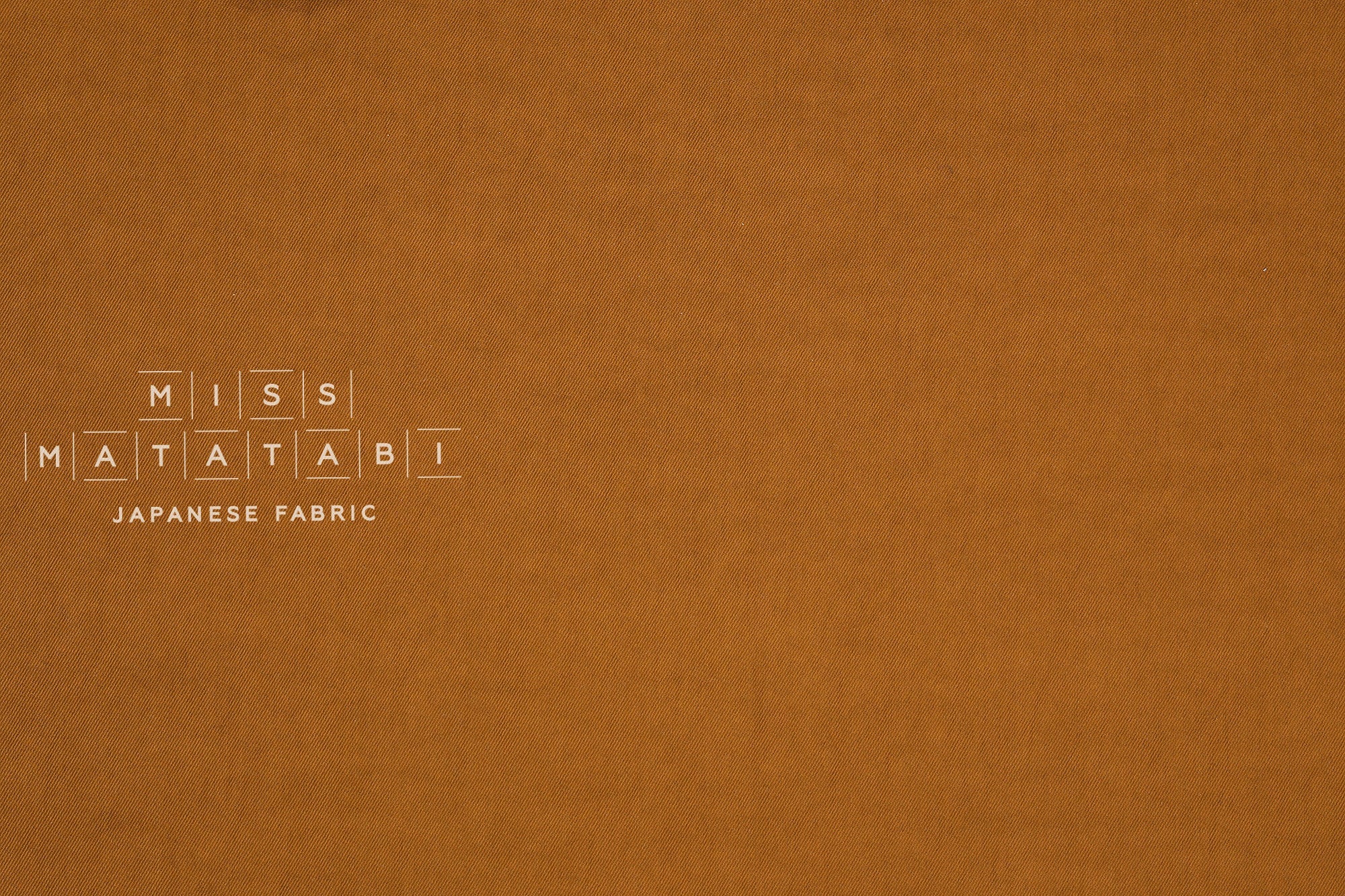 Japanese Fabric Rayon Twill - terracotta - 50cm
