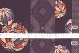 Japanese Fabric Temari dobby - purple - 50cm