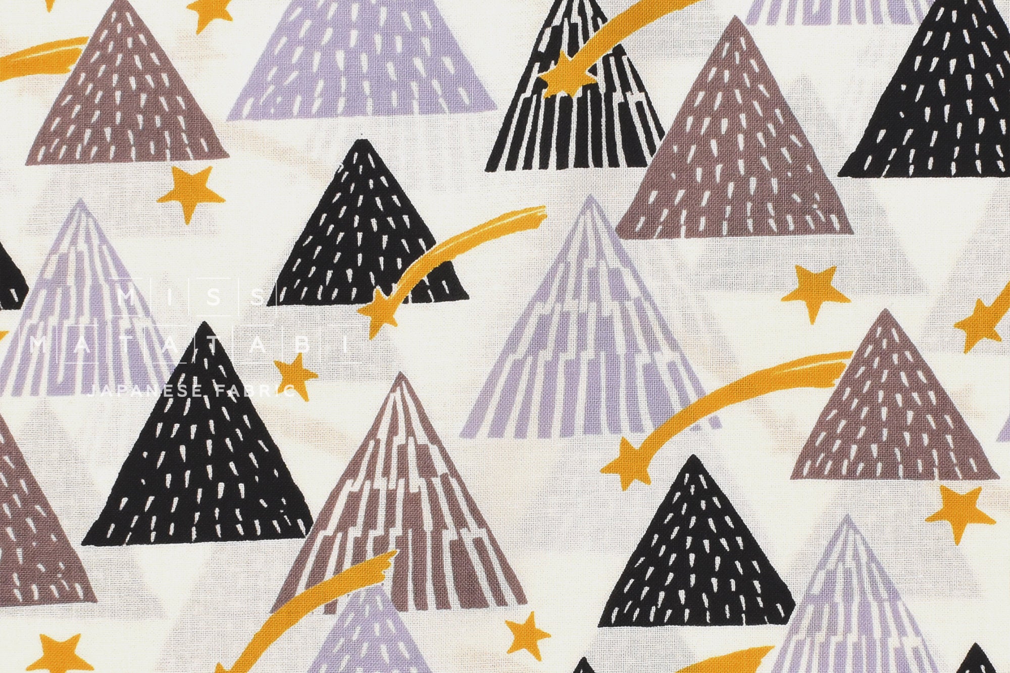 Japanese Fabric Falling Stars - B - 50cm
