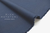 Japanese Fabric Slub Cotton - royal navy - 50cm