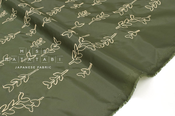 Japanese Fabric Seedling Embroidered Nylon - B - 50cm