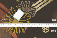 Japanese Fabric Nagare Kiku Dobby - C - 50cm