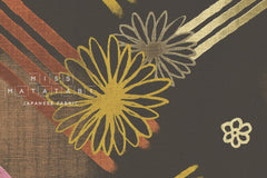 Japanese Fabric Nagare Kiku Dobby - C - 50cm