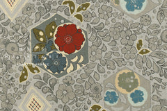 Japanese Fabric Tsujigahana Hexagons - B - 50cm