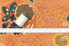 Japanese Fabric Tsujigahana Hexagons - C - 50cm