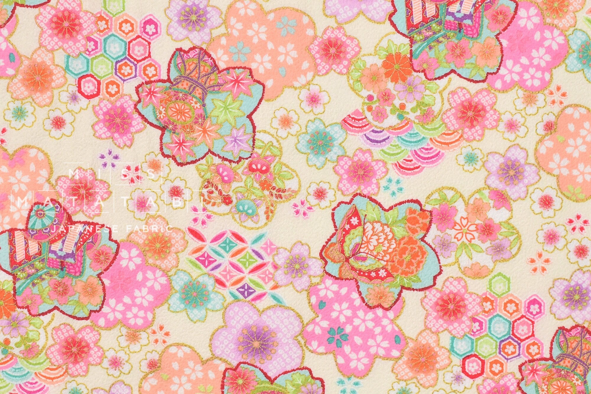 Japanese Fabric Traditional Series - 8 D - 50cm