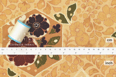 Japanese Fabric Tsujigahana Hexagons - A - 50cm