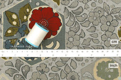 Japanese Fabric Tsujigahana Hexagons - B - 50cm