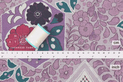 Japanese Fabric Tsujigahana Hexagons - E - 50cm
