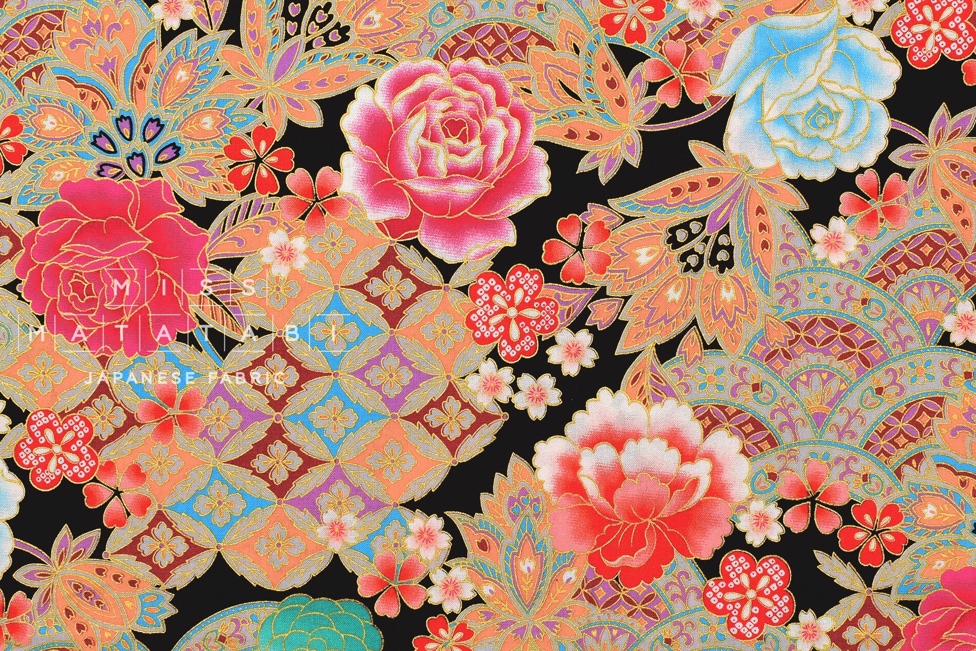 Japanese Fabric Traditional Series - 19 B - 50cm