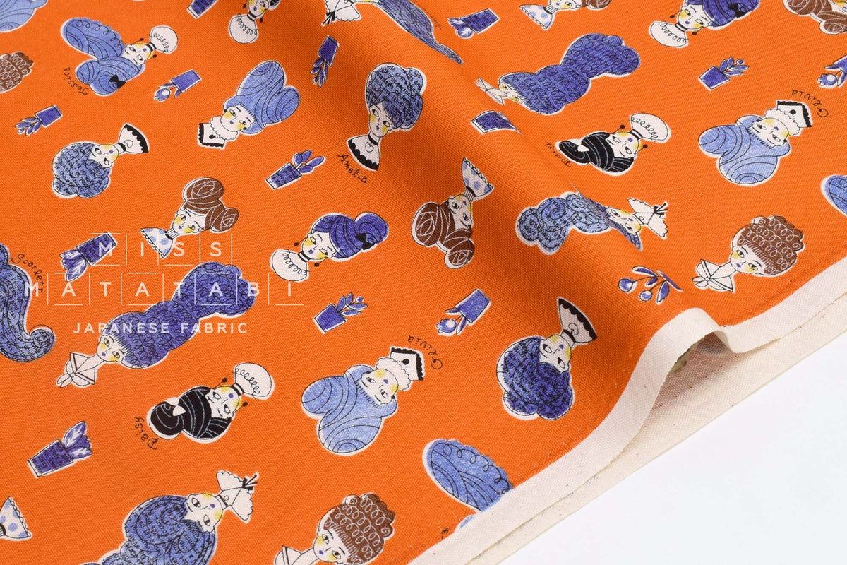 Japanese Fabric Kokka Scarlett - C - 50cm