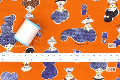 Japanese Fabric Kokka Scarlett - C - 50cm