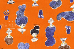Japanese Fabric Kokka Scarlett - C - 50cm