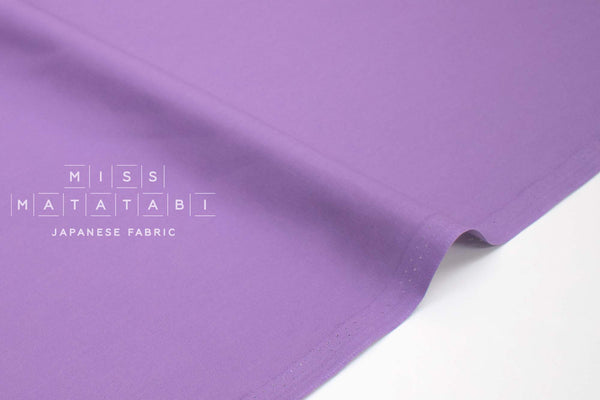 Japanese Fabric Quilting Cotton Solids - purple - 50cm