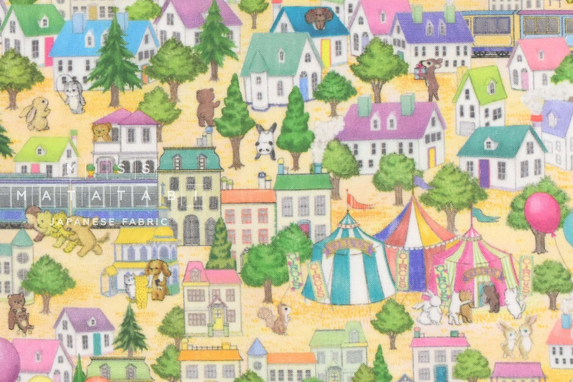Japanese Fabric City - A - 50cm