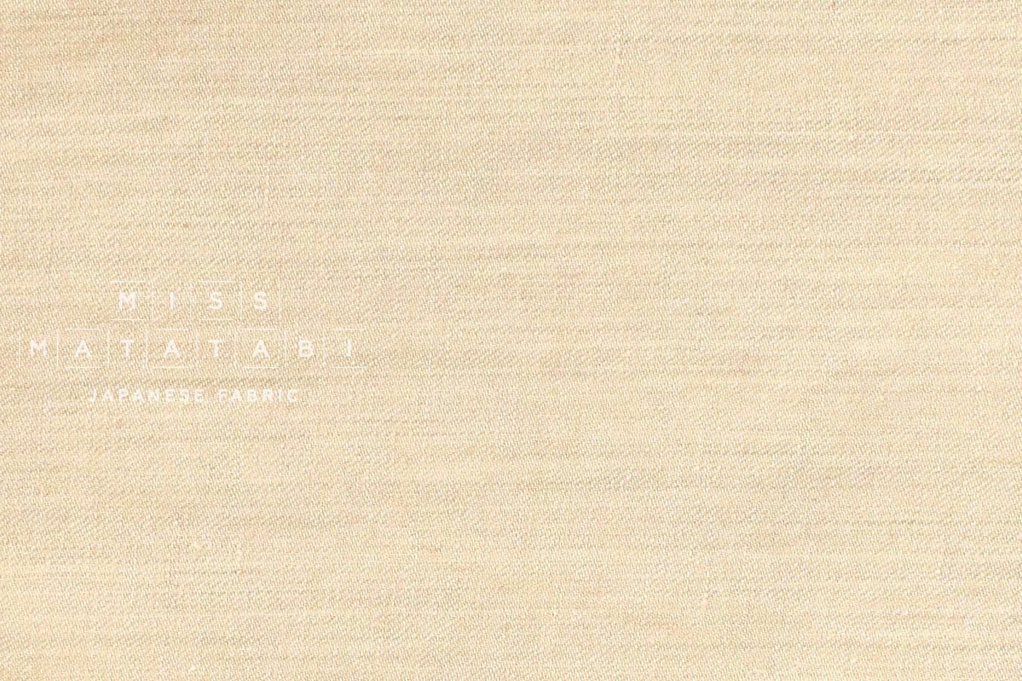Japanese Fabric Linen Wool Rayon - natural - 50cm
