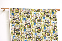 Japanese Fabric Vintage Ads - A - 50cm