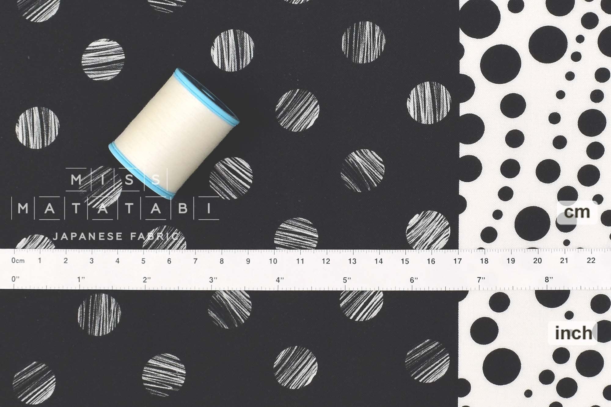 Japanese Fabric Blender Dots - E - 50cm