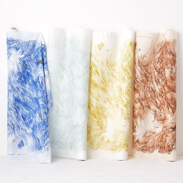 Nani IRO Kokka Good sign Double Gauze Japanese Fabric - B - 50cm
