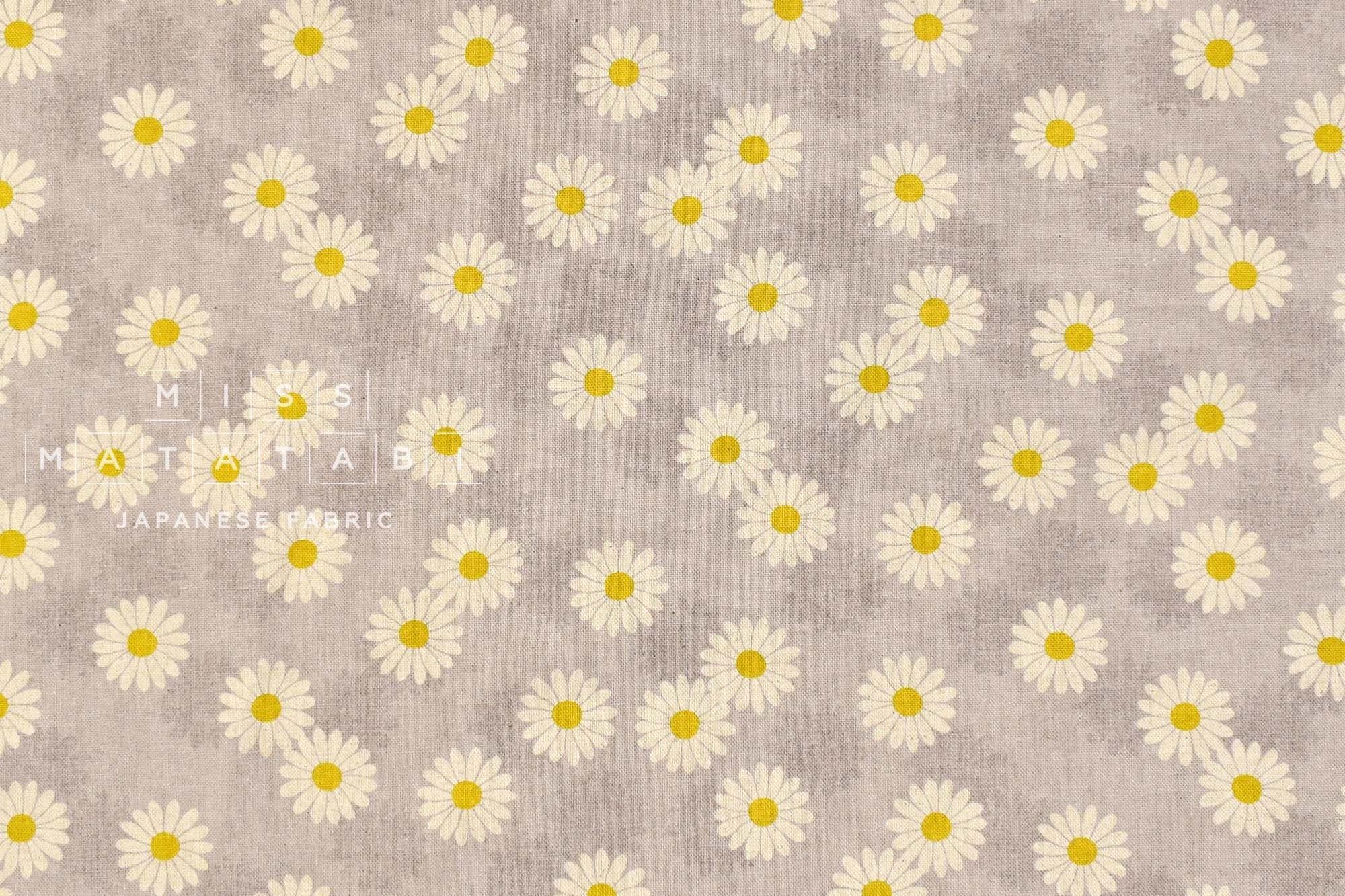 Japanese Fabric Daisies - D - 50cm