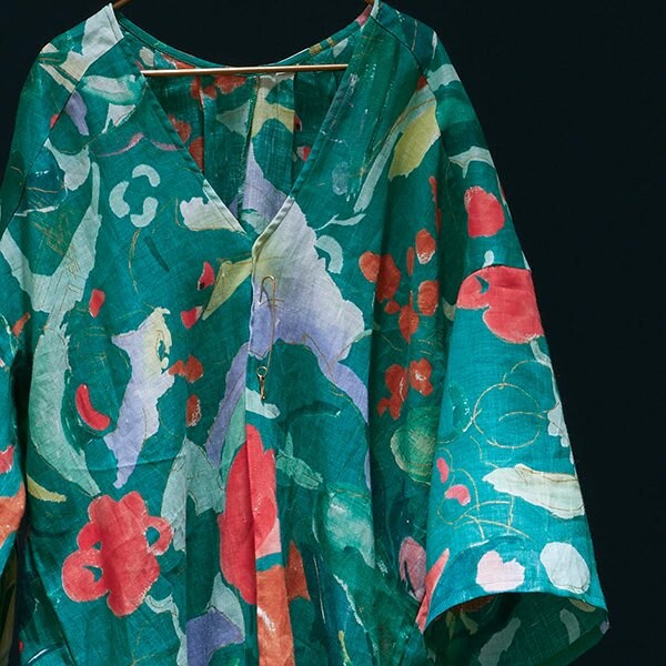 nani IRO Kokka Japanese Fabric As It Is Linen - B - 50cm