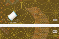 Japanese Fabric Asanoha Tsumugi - D - 50cm