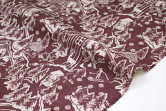 Japanese Fabric Ski Slopes - C - 50cm