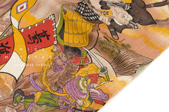 Japanese Fabric Samurai Battle - B - 50cm