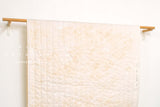 Nani Iro Kokka Japanese Fabric Good sign Quilted Linen Blend - A - 50cm