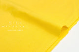 Japanese Fabric Linen Blend Canvas Solids - yellow - 50cm
