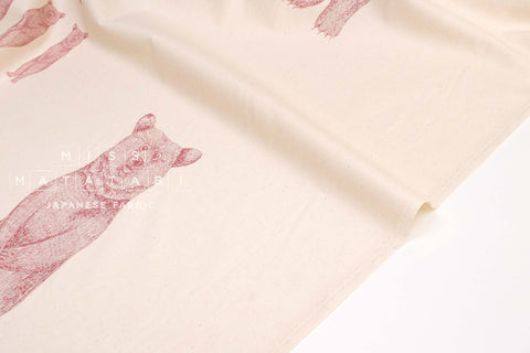 Japanese Fabric Bear Panel - B2 - 64cm