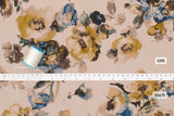 Japanese Fabric Corduroy Watercolor Roses - A - 50cm