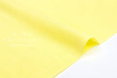 Japanese Fabric - Kobayashi solid double gauze - bright yellow - 50cm