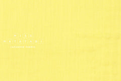 Japanese Fabric - Kobayashi solid double gauze - bright yellow - 50cm