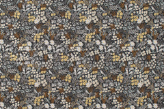 Cotton + Steel Rifle Paper Co. Bon Voyage - Meadow - grey multi metallic - 50cm