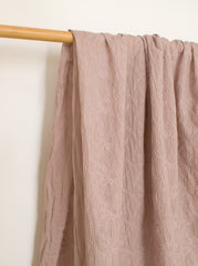 Japanese Fabric Shokunin Collection Sun-Dried Embroidered Cotton Lawn Lucia - rose -  50cm