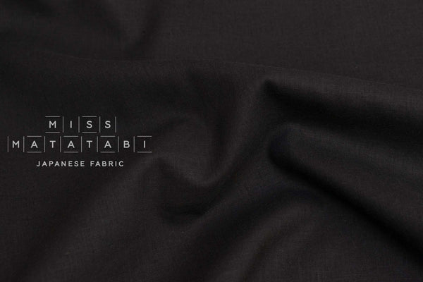 Japanese Fabric Soft Linen Blend Solids - I - 50cm