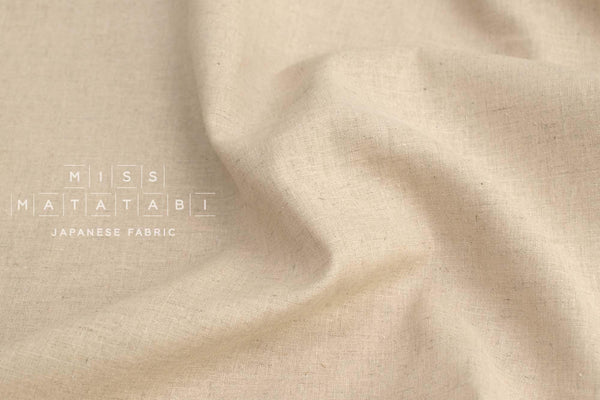 Japanese Fabric Soft Linen Blend Solids - NN - 50cm