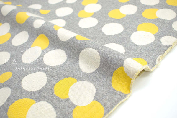 Japanese Fabric Spots and Dots Interlock Jacquard Knit - B - 50cm