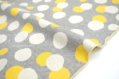 Japanese Fabric Spots and Dots Interlock Jacquard Knit - B - 50cm