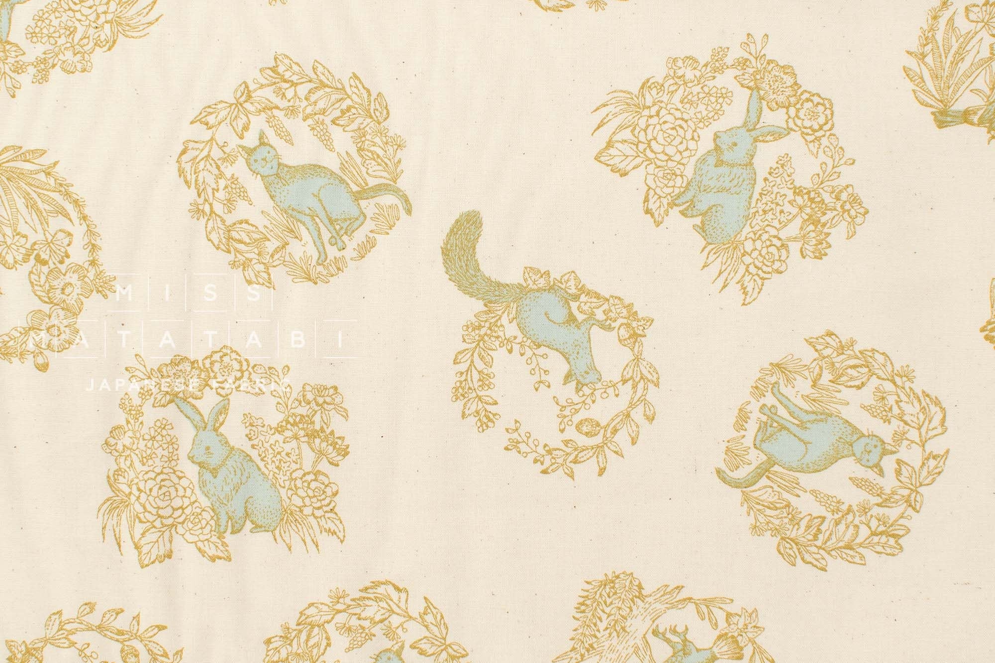 Japanese Fabric Lenora and Friends - A1 - 50cm
