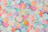 Japanese Fabric Seashell Pastels - 50cm