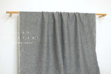 Japanese Fabric 100% Linen Chambray - black -  50cm