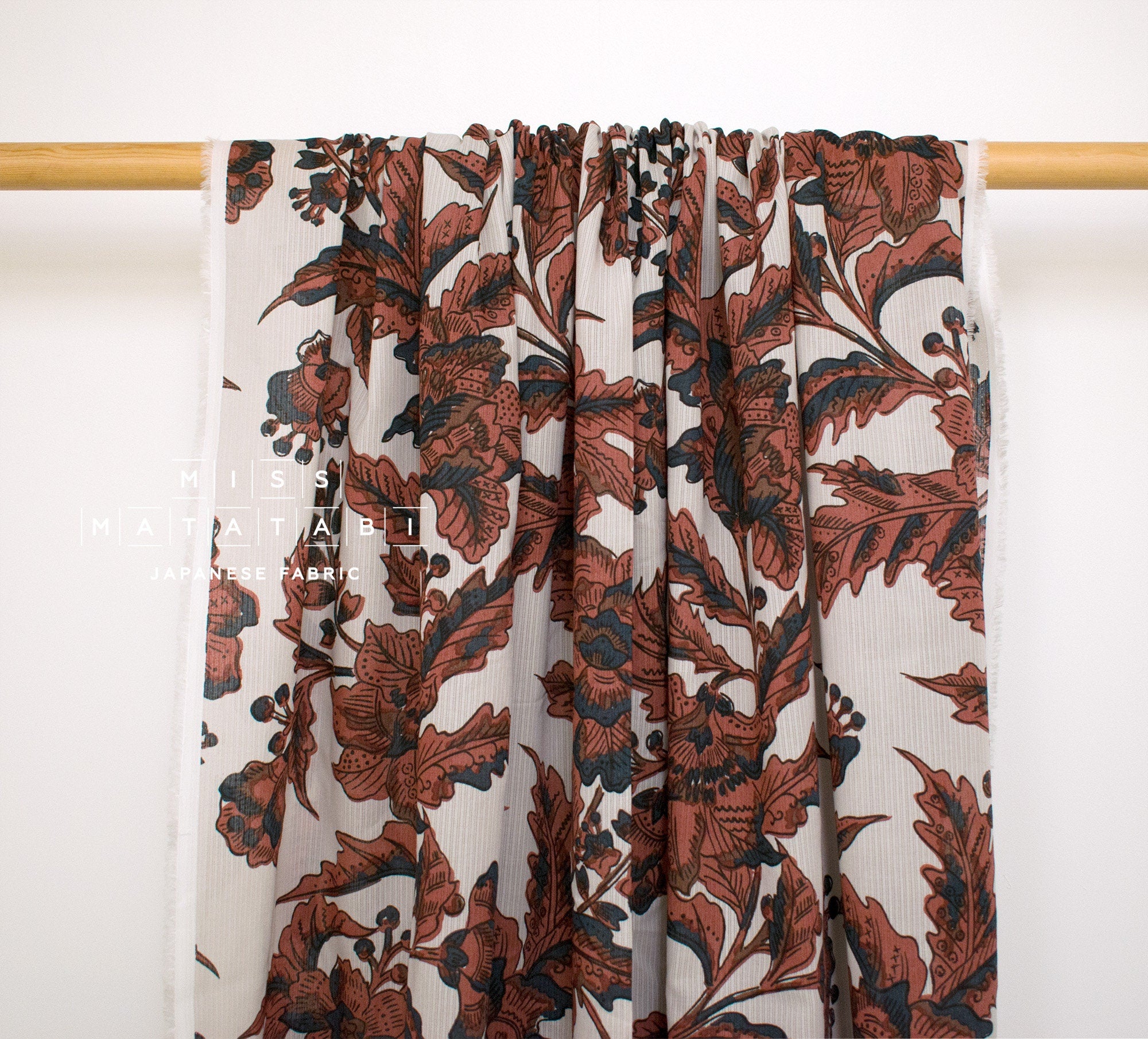 Japanese Fabric Ella Piqué Voile - A - 50cm