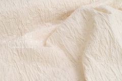 Japanese Fabric Shokunin Collection Sun-Dried Embroidered Cotton Batiste Carmella - cream -  50cm