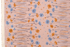 Japanese Fabric Poppies Border - C2 - 50cm