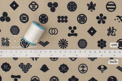 Japanese Fabric Kamon - D - 50cm