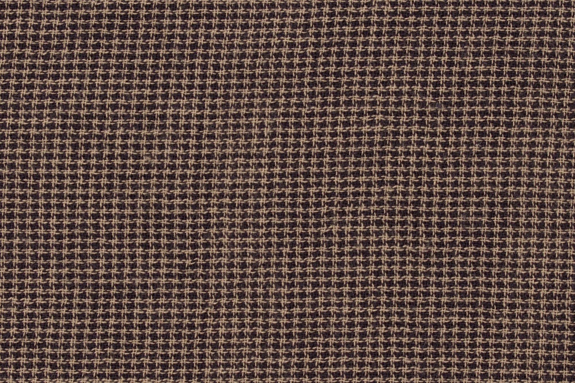 Japanese Fabric Shokunin Collection Yarn-Dyed Plaid and mini Houndstooth - eggplant - 50cm